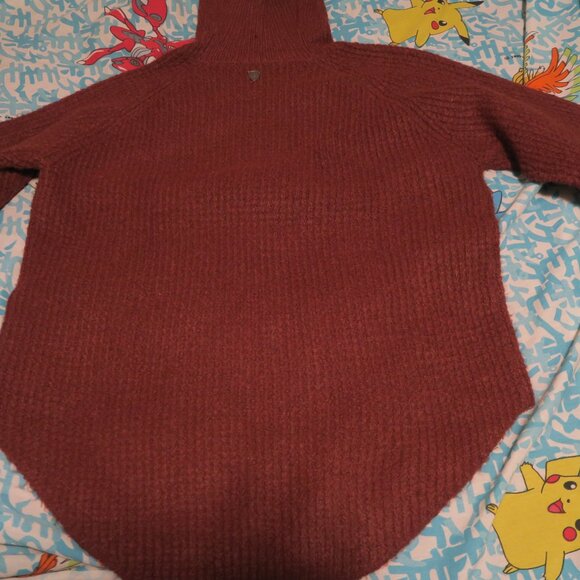 Kuhl Sienna Sweater 4411 Womens Turtleneck Cherrywood Long Sleeve Knit Pullover - Picture 8 of 9